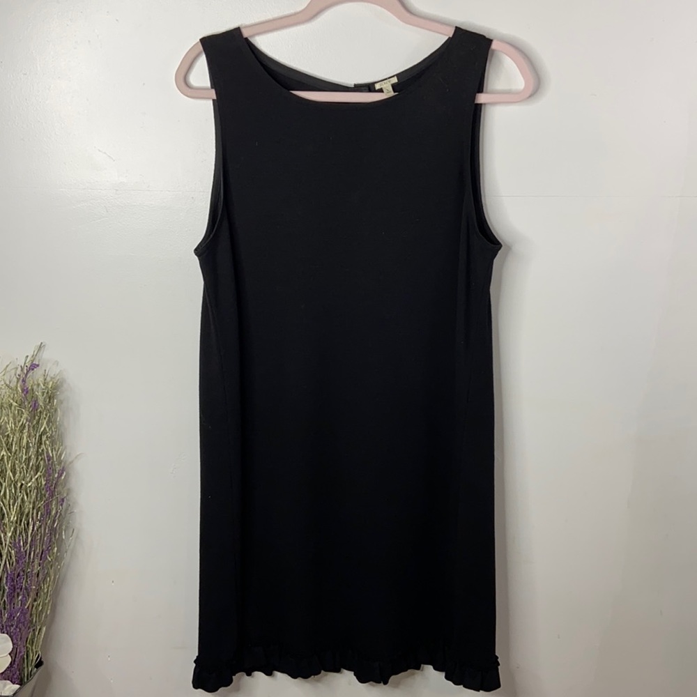 J. Crew Wool Sheath Dress, Sleeveless, Size L